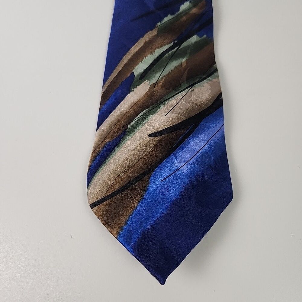 J Garcia Limited Edition Tie Man With Green Turtleneck Collection Forty-One Silk - Picture 2 of 5